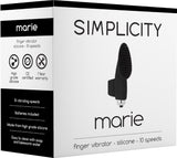 MARIE Finger Vibrator (Black) Sex Toy Adult Pleasure