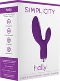 HOLLY G-Spot   Clitoral Vibrator (Purple) Sex Toy Adult Pleasure