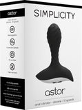 ASTOR Anal Vibrator (Black) Sex Toy Adult Pleasure