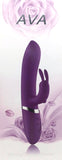 Ava Rechargeable Rabbit Vibrator (Purple) Sex Toy Adult Pleasure