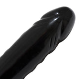 Veined Double Header Dong 18" (Black) Sex Toy Adult Pleasure