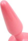 Butt Plug Smooth Anal Sex Toy Adult Pleasure Slim/Medium (Hot Pink)