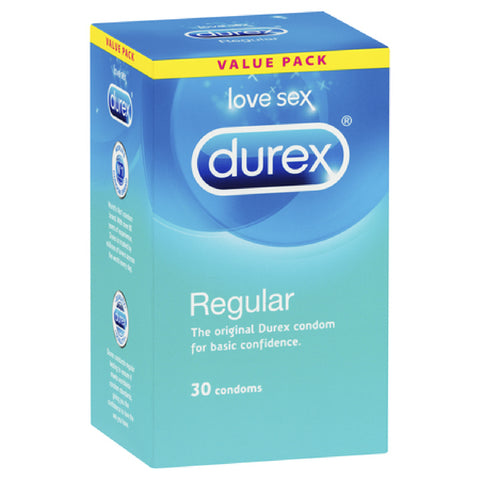 Regular Condoms 30 Pack Sex Adult Pleasure Orgasm