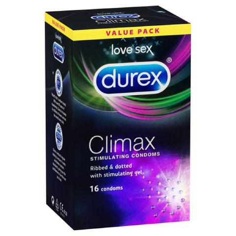 Climax Stimulating Condoms 16 Pack Sex Toy Adult Pleasure