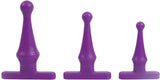 Anal Tush Teaser Training Kit Sex Toy Adult Pleasure (Deep Purple)