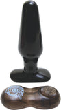 Rump Shakers - Vibrating Butt Plug - Medium (Black)