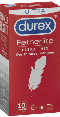 Fetherlite Ultra Thin Condoms 10 Pack