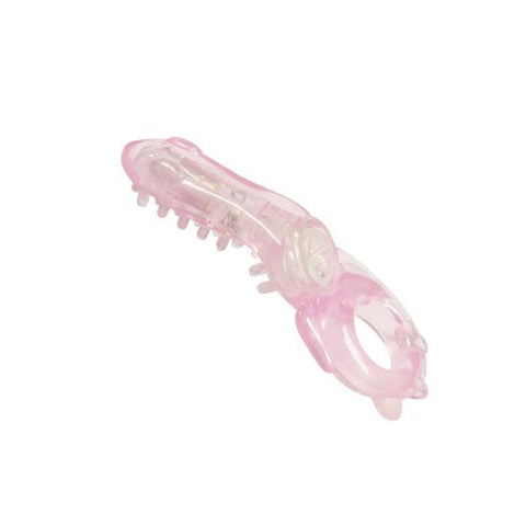 Funny Frog Vibe Cock Ring (Pink) Sex Toy Adult Pleasure