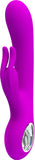 Rechargeable Hot Rabbit (Purple) Vibrator Dildo Sex Adult Pleasure Orgasm