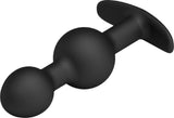 Silicone Anal Balls 4.05" (Black) Sex Adult Pleasure Orgasm