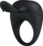 Stimulating Tongue Cockring (Black)