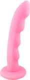 Luxe Ai Plug Smooth Satin Silicone Anal or Vaginal Pleasure Sex Toy (Pink)