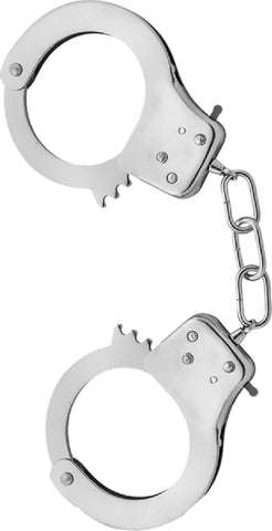 Temptasia Cuffs  Love Toys for Adults Hand Cuffs (Silver)