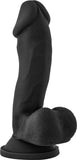 Juicy Dildo Dong Suction Dildo Strap on Compatible Sex Toy Adult Pleasure  (Black)
