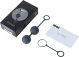 BFIT Classic Weighted Silicone Kegel Love Balls Build Strength by Bswish Black (Black)