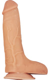 Tradie Dildo - Con Struction 10" Flesh Sex Toy Dong  Suction Base Adult Pleasure