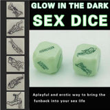 Glow In Dark Sex Dice Sex Toy Adult Pleasure