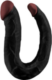 16" Thin Double Dong Sex Toy Adult Pleasure (Black)