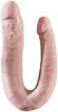 15.5" Double Dong Sex Toy Adult Pleasure (Flesh)