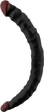 18" Double Dong Sex Toy Adult Pleasure (Black)