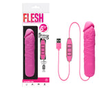 Flesh Silicone USB Vibe (Pink) Sex Toy Adult Pleasure