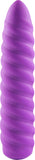 Silicone Rechargeable Vibrator Swirl (Purple) Sex Adult Pleasure Orgasm
