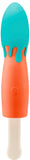Silicone Rechargeable Vibrators (Orange/Blue) Sex Adult Pleasure Orgasm