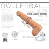 Rollerball Remote Controlled Rolling Dildo (Flesh)