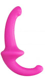 Silicone Strapless Strap-On (Pink)