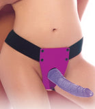 Sensual Comfort Strap-On Dildo (Purple)