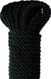 Deluxe Silky Rope (Black) Sex Toy Adult Pleasure