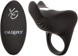 Silicone Rechargeable Remote Pleasurizer Cock Ring Adult Sex Toy Orgasm (Black)