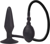 Large Pumper Plug Anal Butt Sex Toy Adult Pleasure Fun Love (Black)