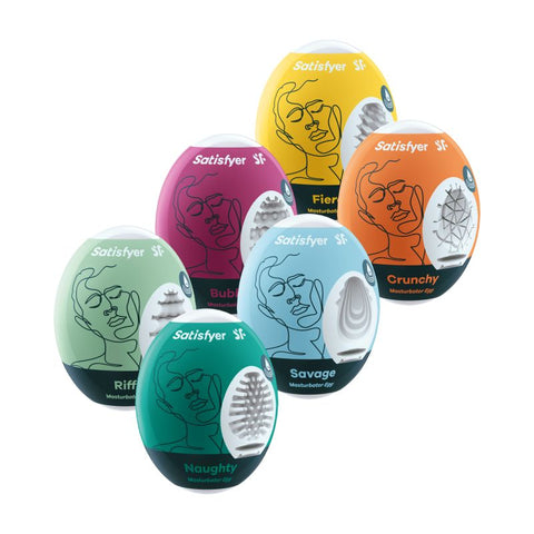 Satisfyer Masturbator Eggs Assorted 6 Pc