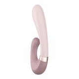 Satisfyer Heat Wave Connect App Warming Rabbit Vibrator Mauve