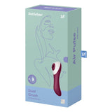 Satisfyer Dual Crush Insertable Double Air Pulse Vibrator