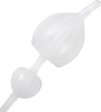 Silicone Double Bulb Nozzle (Clear) Sex Adult Pleasure Orgasm