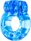 Vibrating Cockring (2 Pack) (Blue) Vibrator Sex Toy Adult Orgasm