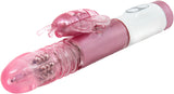 Luxe Butterfly Stroker Mini Multi Speed Vibrator Dildo Pleasure Sex Toy Adult V2 (Pink)