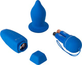 BFILLED - Classic Multi Speed Remote Vibrator Pleasure Toy Plug Cobalt (Blue)