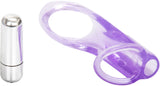 Intimate Pleasure Ring Adult Sex Toy Vibrator Sexual Aid Fun Play (Lavender)