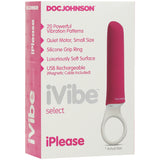 IPlease Multi Speed Massager Vibraotr Dildo Dong Sex Toy (Pink/White)