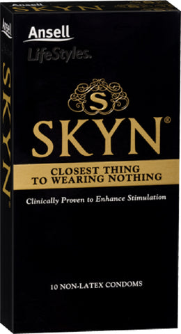 SKYN 10's Condom Sex Adult Pleasure Orgasm