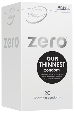 Zero 20's Condom Sex Toy Adult Orgasm Pleasure