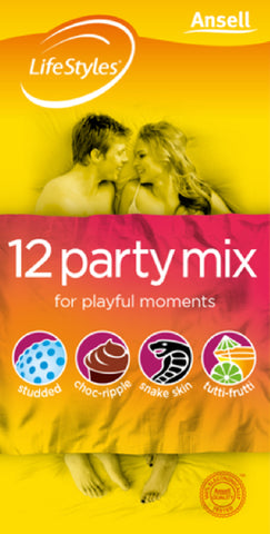 Party Mix 12's Adult Sex Toy Pleasure Orgasm Condom
