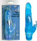 Crystal Dildo Climbing Rabbit Vibe (Blue) Sex Toy Adult Pleasure