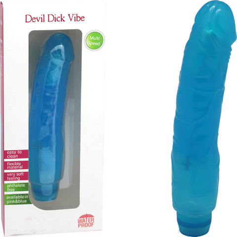 Devil Dick Vibe (Blue) Sex Toy Adult Pleasure