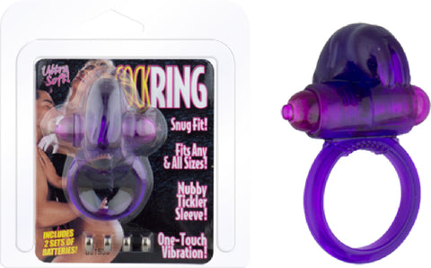 Ultra Soft Cockring - Rabbit (Lavender) Sex Toy Adult Orgasm