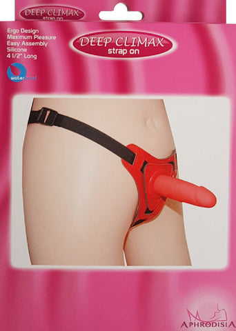 Deep Climax Strap-On (Red) Sex Toy Adult Pleasure