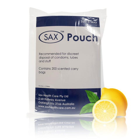 Sax Pouch -Lemon Scented (Bag Of 200)